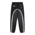 Stripped Sweatpants (Cuffed) - (Black)